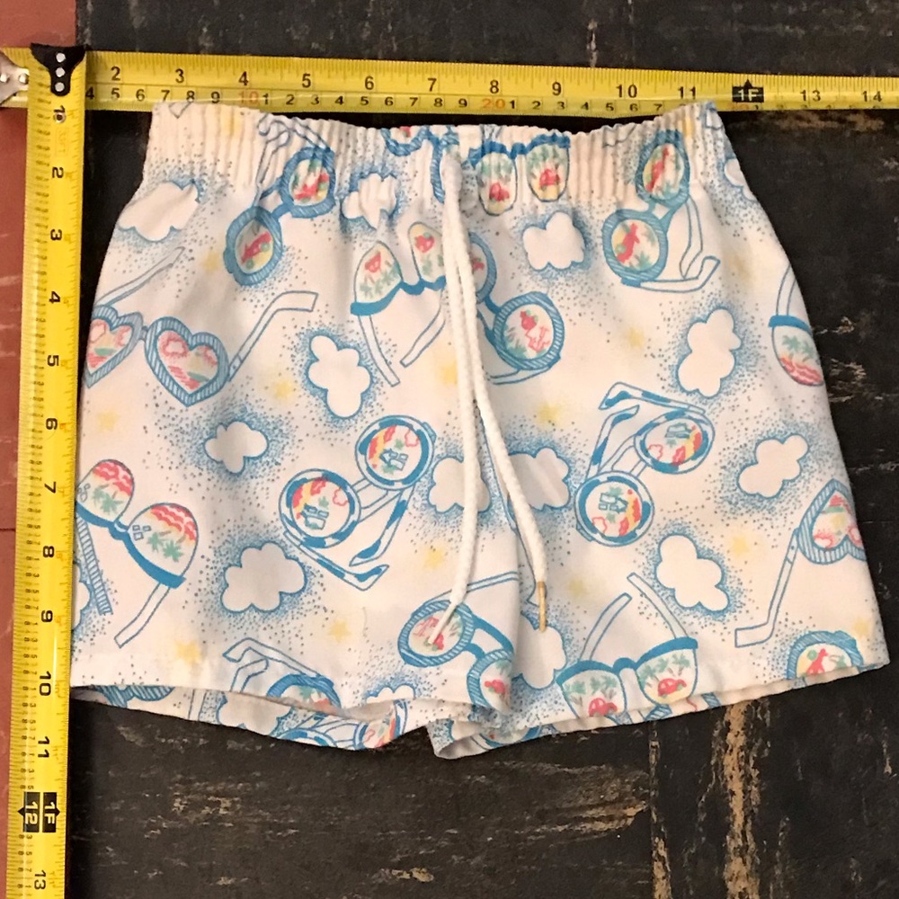 Vintage Elastic Band Shorts
